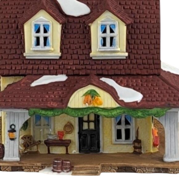 Vintage Dept 56 Van Tassel Manor: Lighted Porcelain New England Village - Picture 9 of 10